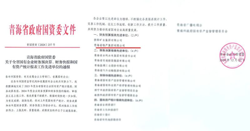 伟德国际1946bv官网荣获省国资委2024年度财务预算报表工作先进单位