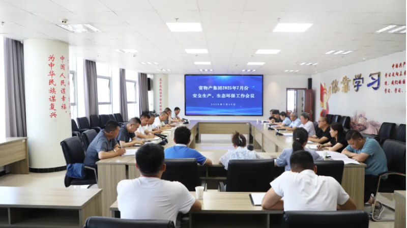 伟德国际1946bv官网召开2025年7月份安全生产、生态环保工作会议