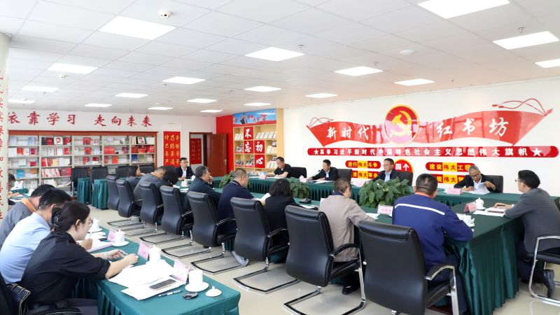 伟德国际1946bv官网党委召开党纪学习教育工作推进会