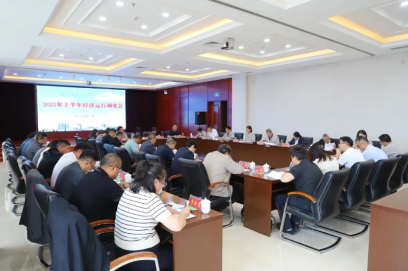 伟德国际1946bv官网召开2025年上半年经济运行调度工作会议