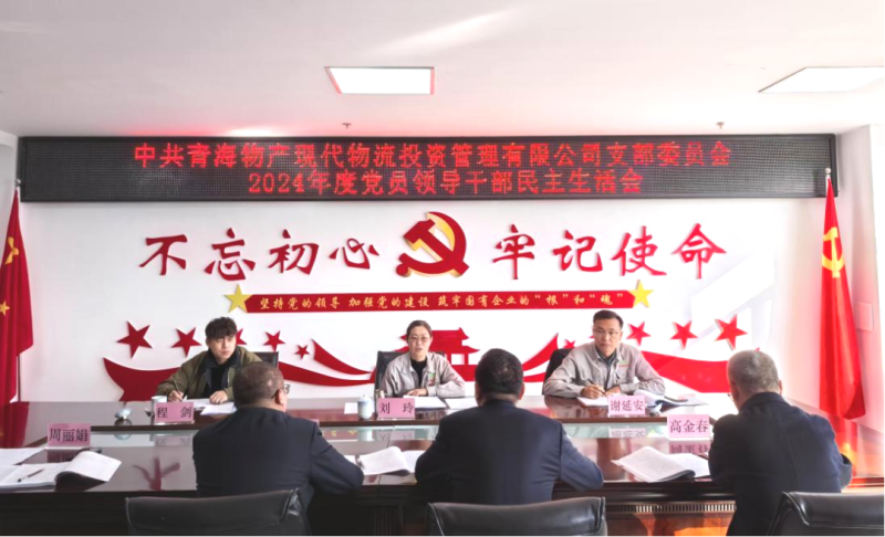 现代物流公司党支部召开2024年度党员领导干部民主生活会
