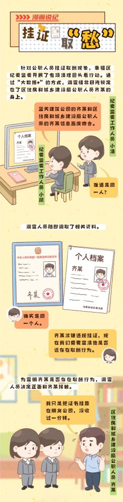【廉政教育】漫画说纪丨违规挂证取个&ldquo;愁&rdquo;
