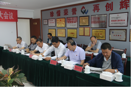 青海伟德国际1946bv官网公司召开2018年上半年 生产经营活动分析会